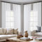 MIULEE Gardinen Vorhänge mit Kräuselband 4er Set Gardine Weiss Vorhang Gardinen Wohnzimmer aus Sheer Voile Curtains Transparent Weiß Schlafzimmer 140 x 225 cm
