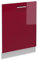 Vicco Geschirrspülblende R-Line, Bordeaux Hochglanz, 60 cm ohne Arbeitsplatte