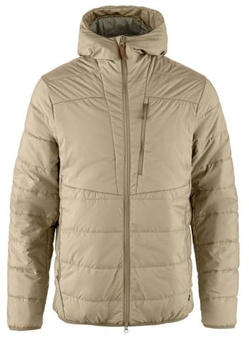 Fjällräven Herren Keb Padded Hoodie Jacke, Fossil, L
