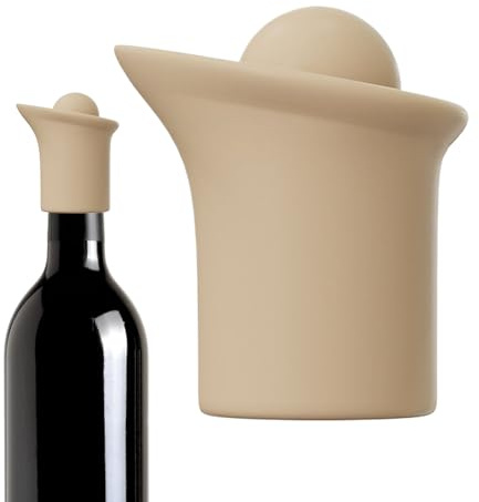 Wine Bottle Stopper | Silicone Wine Bottle Stoppers Covers - Leakproof Plug Saver Kitchen Gadgets for Beer Vodka Bourbon Bar Home Restaurant Party Camping Holiday Picnic