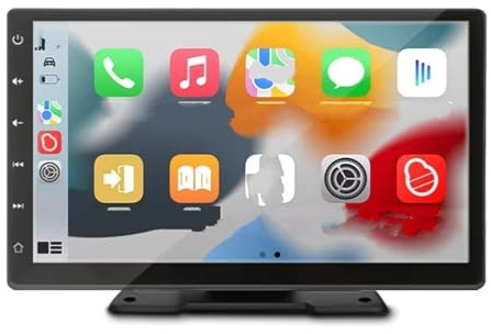 Auto Rückfahrkamera Rückfahrkamera 9 Zoll Radio Multimedia Videoplayer CarPlay Android IPS Touchscreen AUX Eingang Bluetooth Universell(9inch)
