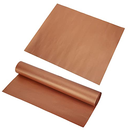 TYCIONG 40 X 33 cm Große Grillmatte, Antihaftbeschichtete, Hitzebeständige Grillmatte mit PTFE-Beschichtung, für Hähnchenflügel, Rippchen, Burger, Steaks, Campingküche Im Freien