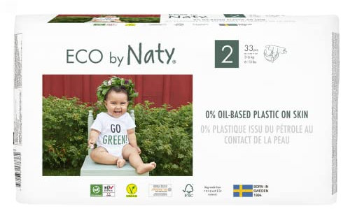 Premium Bio Windeln Öko-Windeln, Größe 2, 33 Stück