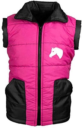 MS-Trachten Kinder Reitweste Mia pink warm gefüttert (146/152)