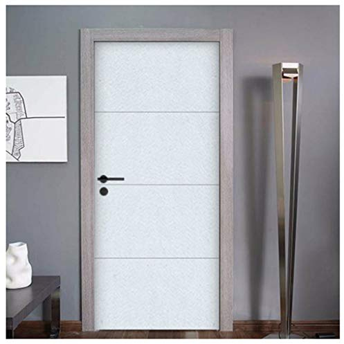 LXLTL Türaufkleber, Schalldämmung, Akustikpaneel, Tür-Set für Räume wie Schlafzimmer und Studio, 100 x 50 x 2 cm, Weiß, 4 Stück
