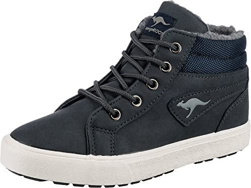 KangaROOS Unisex Kinder Kavu I Sneaker, Dk Navy White, 33 EU