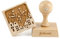 Folkroll Keksstempel Feuerwerk, 55x55 mm, Cookiestempel, Backstempel, Keks, Stempel, Motiv, Buchenholz, 334843