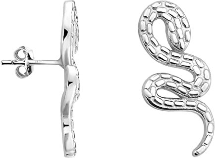 SOFIA MILANI - Damen Ohrringe 925 Silber - Schlangen Ohrstecker - E1283
