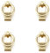 HEVSTIL Lot de 4 boutons ronds de style chinois pour tiroirs, commodes, meubles