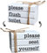 Farmhouse Mini-Badezimmerschild, Dekoration, lustiger Holzbuchstapel für Tablett, Dekoration, Badezimmer-Regal, Sitzer, 2 Schilder in 1, wendbares Mini-Buch, 3er-Set für WC-Dekoration, rustikales