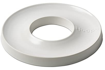 Hoopo® Ring Slowfeeder | langlebigem Porzellan | Stabil | Design (weiß)
