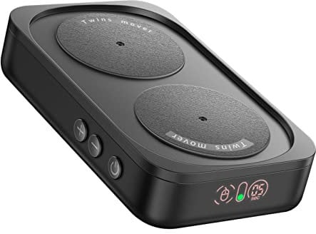STARSIKI Mouse Jiggler,Mausbeweger, USB mechanischer Mausschüttler mit Intervall-Timer, Keine Notwendigkeit, den optischen Sensor auszurichten, leises Vibrieren hält PC aktiv,Schwarz