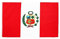 WILLWA 3X5 Ft Peru Peruanische Flagge for Dekoration