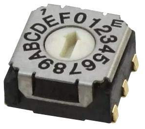 SH-7050TA Drehcode SW 16POS, HEX, 0,1 A, 5 V, drehbare kodierte Schalter, 1 Stück