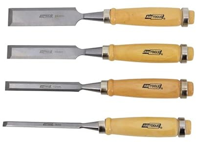 AWTOOLS LANG-SET MIT HOLZ 4 STÜCK 6/12/18/24 MM