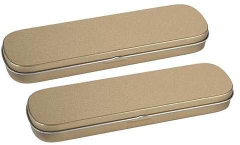 Operitacx 2pcs Aesthetic Pencil Case Stationery Storage Box School Pencil Case Pen Storage Bag