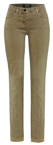Toni Damen 5-Pocket-Jeans »Perfect Shape« aus softem, gefärbtem Denim Perfect Shape 40 Khaki | 673