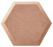 BENECREAT Töpferform, Töpferwerkzeuge, Keramikplatten-Formform Sechseckige Tellerform Slumpform Töpfer-Ton-Werkzeuge MDF-Dichteplatte Für Töpfer-Bastelbedarf, 20x17x1.5 cm