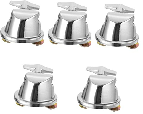 Abaodam 5stücke Floor Tom Leg Clamp Aus Versilbertem Eisen Robuste Basis Für Schlagzeug-set Einstellbare Halterung Für Tom-drum Kompatibel Langlebig Und Stabil