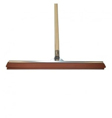 raclette Sol 75 cm Mousse Rouge Pro renforcée avec Manche Bois 1m30