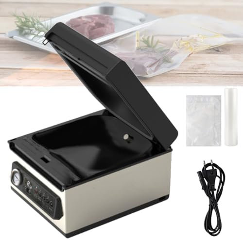Chamber Vacuum Sealer, 340w Automatic Commercial Vacuum Sealer, Do Not Pick The Bag, Dry And Wet Oil Powder Is Universal, For Meat, Vegetables, Fruits,Soups And Sauces