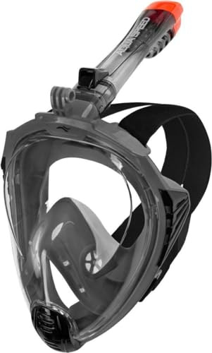 Aqua Speed Tauchermaske Vollmaske Erwachsene & Kinder I Tauchmaske Vollgesichtsmaske I Schnorchelmaske 180° Panorama I Full Face Maske mit Schnorchel I Snorkeling Mask I Tauchen Schnorcheln
