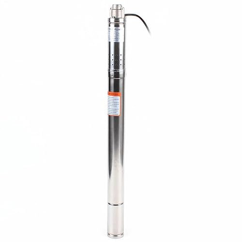 CLEADONG Tiefbrunnenpumpe Tauchpumpe 220V 2 Zoll Brunnenpumpe Mit Druckschalter 1000l/H Zahnradpumpe 370w Edestahl Pumpe Wasserpumpe Für Hause Boosterpumpe Gartenpumpe