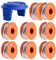 cimsfcor Bobine de Fil pour débroussailleuse Mac Allister MGTP18Li - 1,65 mm - WX150 - Bobines de Rechange compatibles avec débroussailleuse Mac Allister MGTP18Li avec Couvercle de Bobine TLW-01-1