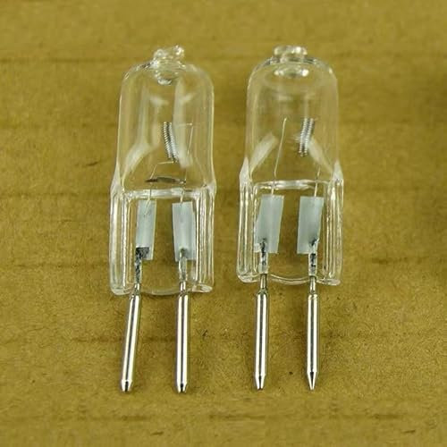 LEDLOCLB 10 Bombillas Halógenas G5.3 12 V 75 W Lámparas Halógenas De 2 Pines Cada Bombilla Viene Con Una Caja Interior, Adecuada Para La Decoración Del Hogar.,12V-75W,5pcs