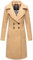 Navahoo Damen Mantel Trenchcoat Winterjacke Wintermantel B661 [B661-Wool-Beige-Gr.XXL]