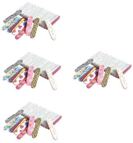 Healeved 240piezas Uñas De Limas De Manicura y Pedicura Herramientas De Pulido Doble Cara Diseño Compacto y Ligero Para Uso Casa y Viajes