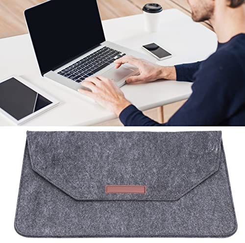 - Quality Black Felt Laptop Sleeve - Protective Case for - & for Travelers (15.4 inch)