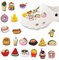 Elkuaie 20PCS Shoe Decoration Accessories, Cartoon Food Shoe Accessories, Shoe Charm Pendants, Cute Shoe Clip Decorations for Boys, Girls, Adults, Teens