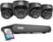 ZOSI 4CH 5MP PoE CCTV Camera System, 2.5K 4 Channel H.265+ POE NVR Built-in 1TB HDD, 4Pcs 4MP PoE Security Cameras Outdoor Indoor, Human Detection,100ft Night Vision, Remote Access, 24/7 Recording
