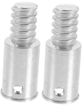 Baluue 2stücke Gewindespitze Für Besenstiel Ersatz Für Gewindeende Passend Für Eisen Und Holzstangen Mit Außengewinde Für Einfache Montage