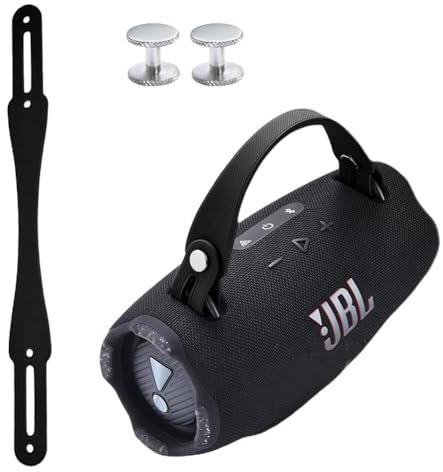 TheJuns Abnehmbarer Silikon-Handriemen für JBL Xtreme 2/Xtreme 3/Xtreme 4 tragbaren Bluetooth-Lautsprecher, Outdoor-Reise-Anti-Rutsch-Griffriemen, Ersatz-Zubehör