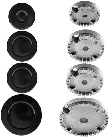 JANZU Bruciatore Universale con Tappo A Forno Fornello Piano Cottura A Gas per, Tappo A con Adatto A Tutte le Dimensioni Concavo Facile Installazione