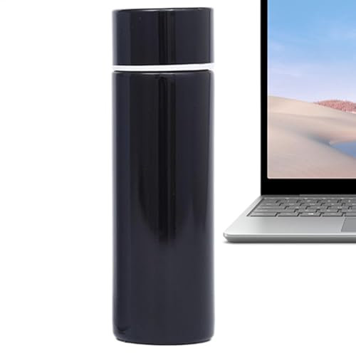 Botella de agua de acero inoxidable, botella de agua fría y caliente | Copa térmica de metal C comidas frías caliente,Taza de viaje portátil de Copa de acero inoxidable para viajes de la compañía esco