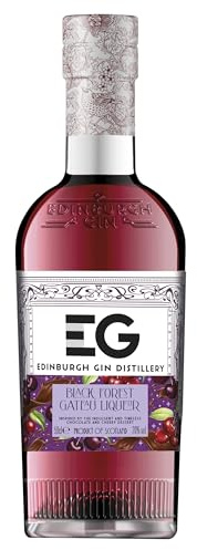Edinburgh Gin Black Forest Gateau Gin Liqueur 50cl | 20% ABV | 100% Natural Flavours | Rich, Indulgent and Luxurious | Sweet and Tangy Inspired by the Dessert | Ideal in Cocktails or Over Ice