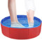 Baignoire de pieds portable extra large pliable, 60 x 20 cm, pour piscine, extérieur, maison et camping
