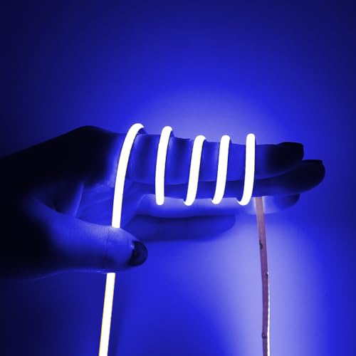 MALIIGAZA COB LED-Streifen 3 mm Blau 12 V, 400 LED/m CRI >90