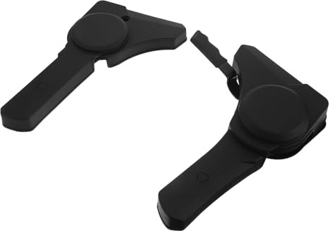 VICASKY 2pcs Office Chair Angle Adjusters with Black Shell Metal Multi-angle Seat and Backrest Rotary Replacement Parts for Gaming and Desk Chairs