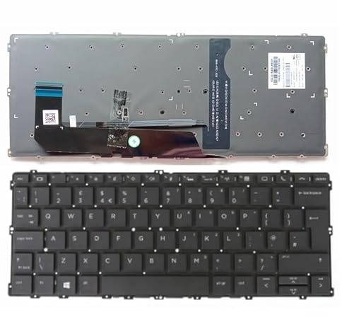 ZGGOZDH US/SP/RU/UK/BR für HP für EliteBook X360 1030 G2 G3 G4 HSN-104C HSN-Q10C HSN-Q20 G7/1030 G8 Tastatur(UK 1030 G2 G3)