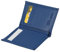 FASHIONGEN - Porte-Cartes en Cuir de Vachette, pour Carte de crédit, fidélité et visites, pour Femme et Homme, Sawsan - Bleu Cyan - Anti RFID