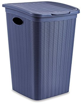 Stefanplast 3648 Wäschekorb, Blau, 28.5 x 39 x 54 cm