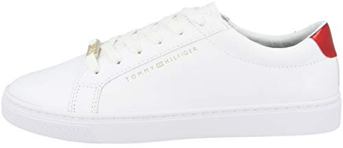 Tommy Hilfiger Damen Cupsole Sneaker Essential Schuhe, Mehrfarbig (Red/White/Blue), 41