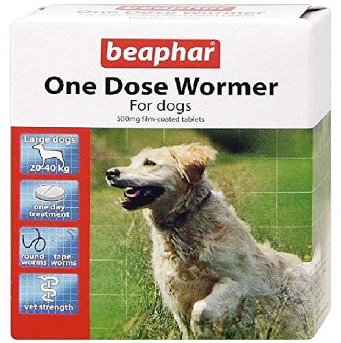 Beaphar One Dose Wormer Large 4 Tabs