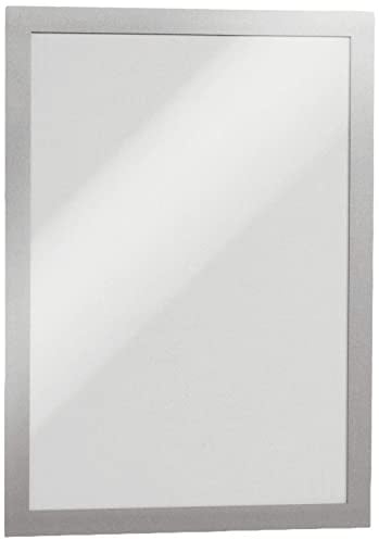 Durable Infoframe Duraframe Self Adhesive A4 Silver (Pack of 2) 4872/23