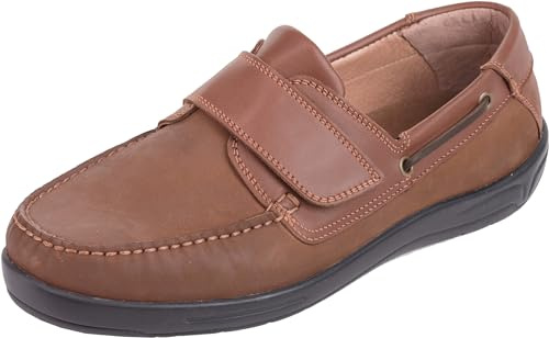 Cosyfeet Woody - Tan - 10½ - 3H Width - Extra Wide Men's Shoes