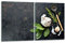 TMK | Herdabdeckplatten Set 2x40x52 cm Ceranfeld Abdeckung Glas Spritzschutz Abdeckplatte Glasplatte Herd Ceranfeldabdeckung Deko Schneidebrett Küche